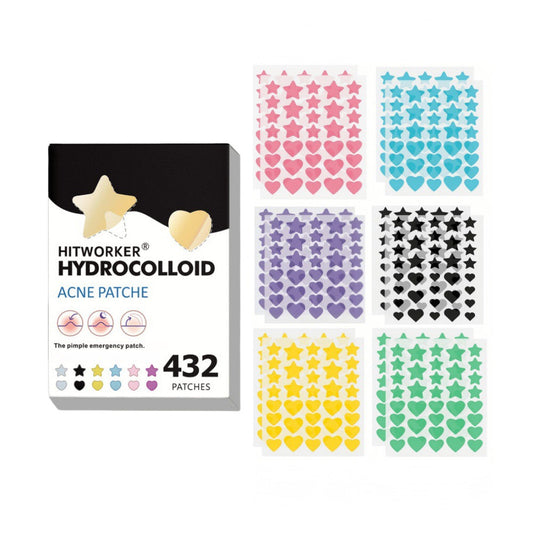 Star & Heart Hydrocolloid Acne Patches