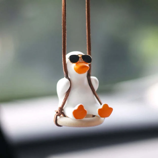 Car Swinging Silly Goose