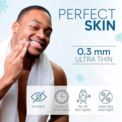 Invisible Ultra-Thin Acne Patches – Covers Pimples & Whiteheads | Day & Night Protection