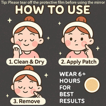 Star & Heart Hydrocolloid Acne Patches
